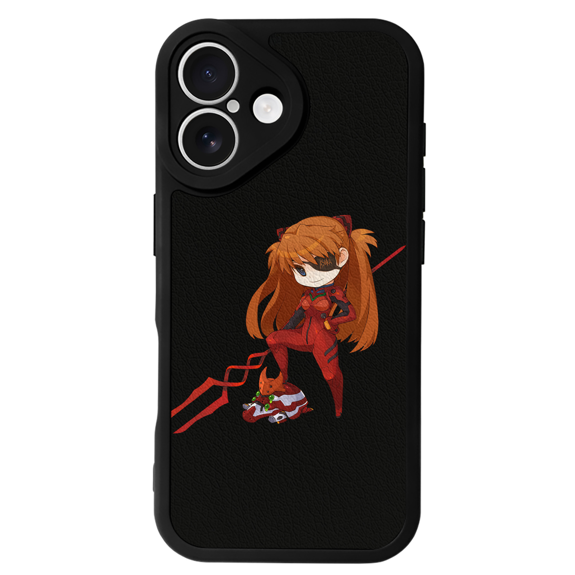 （画像用） EVA 新世紀エヴァンゲリオン 【iPhone 16シリーズ対応】シリコンスマホケース（レザー調） 材質：シリコン